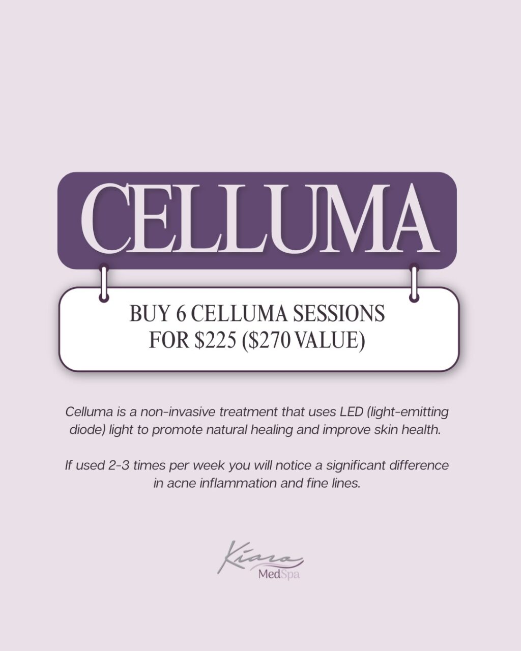 Instagram post from kiara_medspa. This post is in position 3.