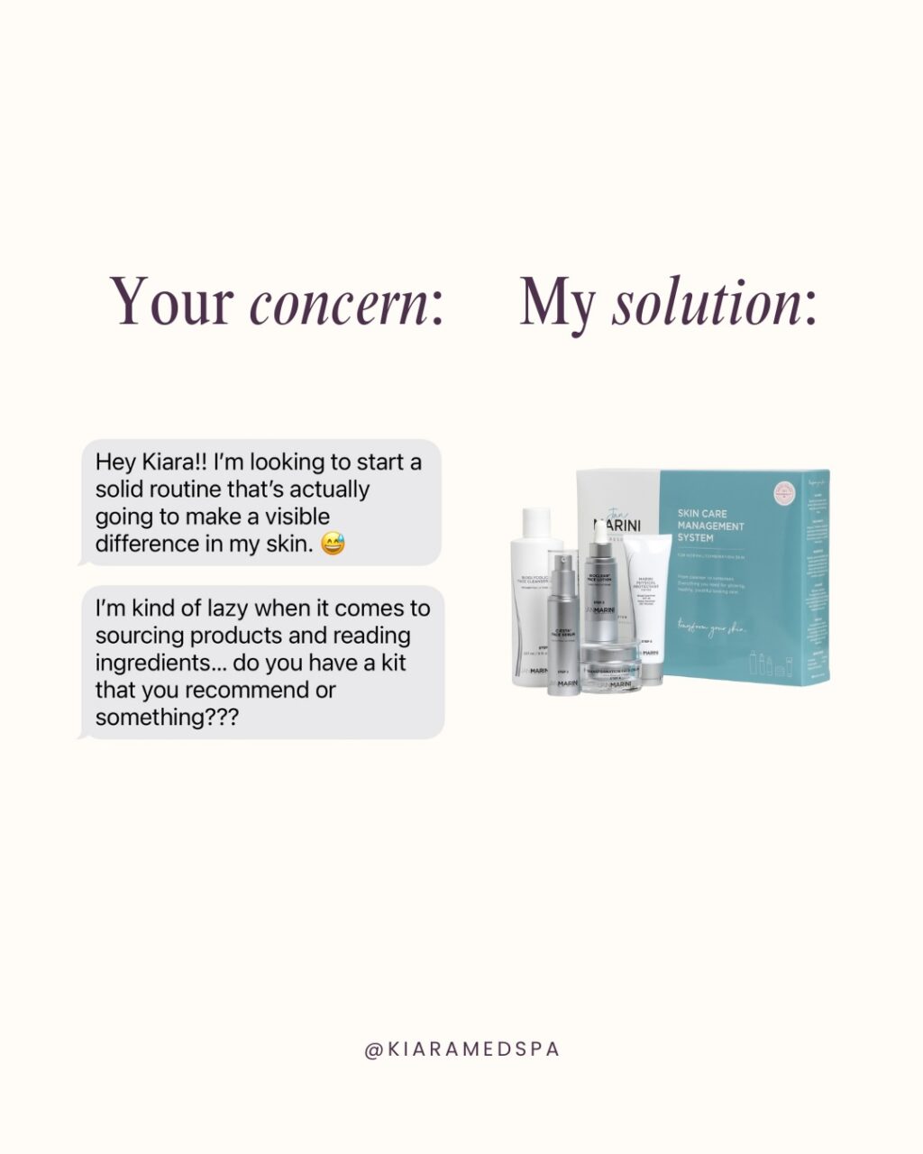 Instagram post from kiara_medspa. This post is in position 2.