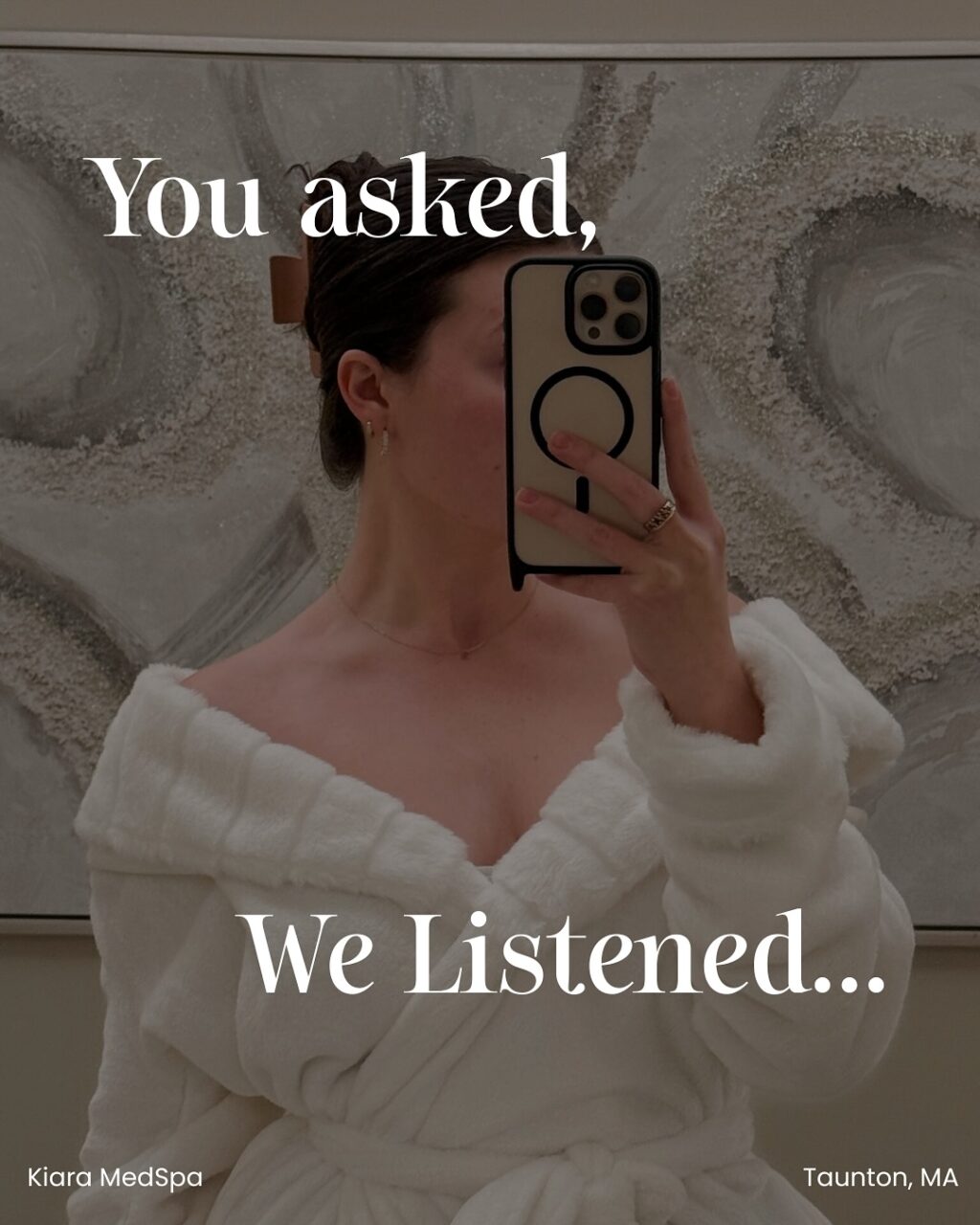 Instagram post from kiara_medspa. This post is in position 0.