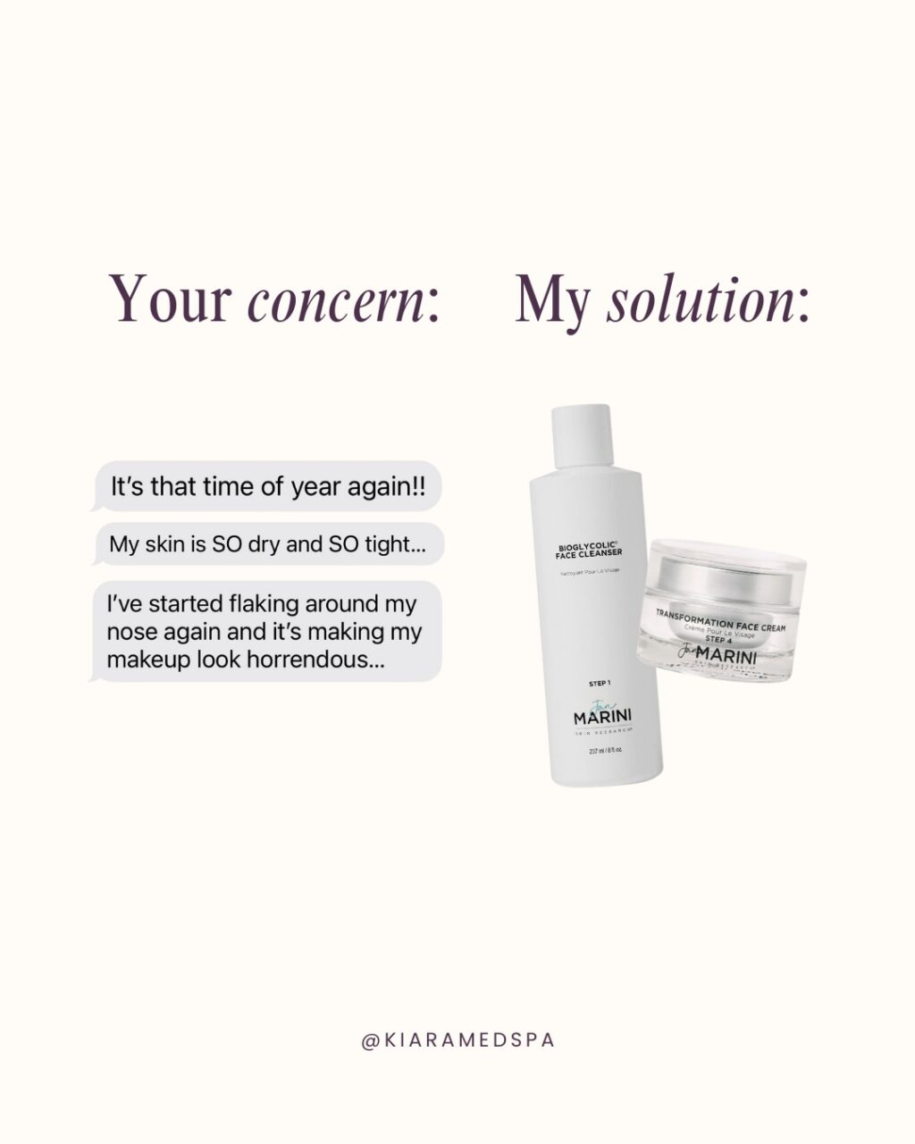 Instagram post from kiara_medspa. This post is in position 0.