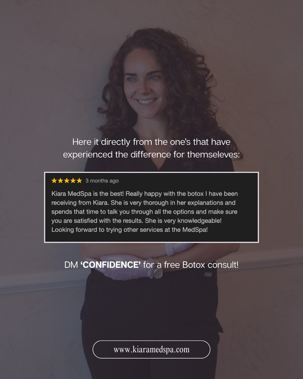 Instagram post from kiara_medspa. This post is in position 4.