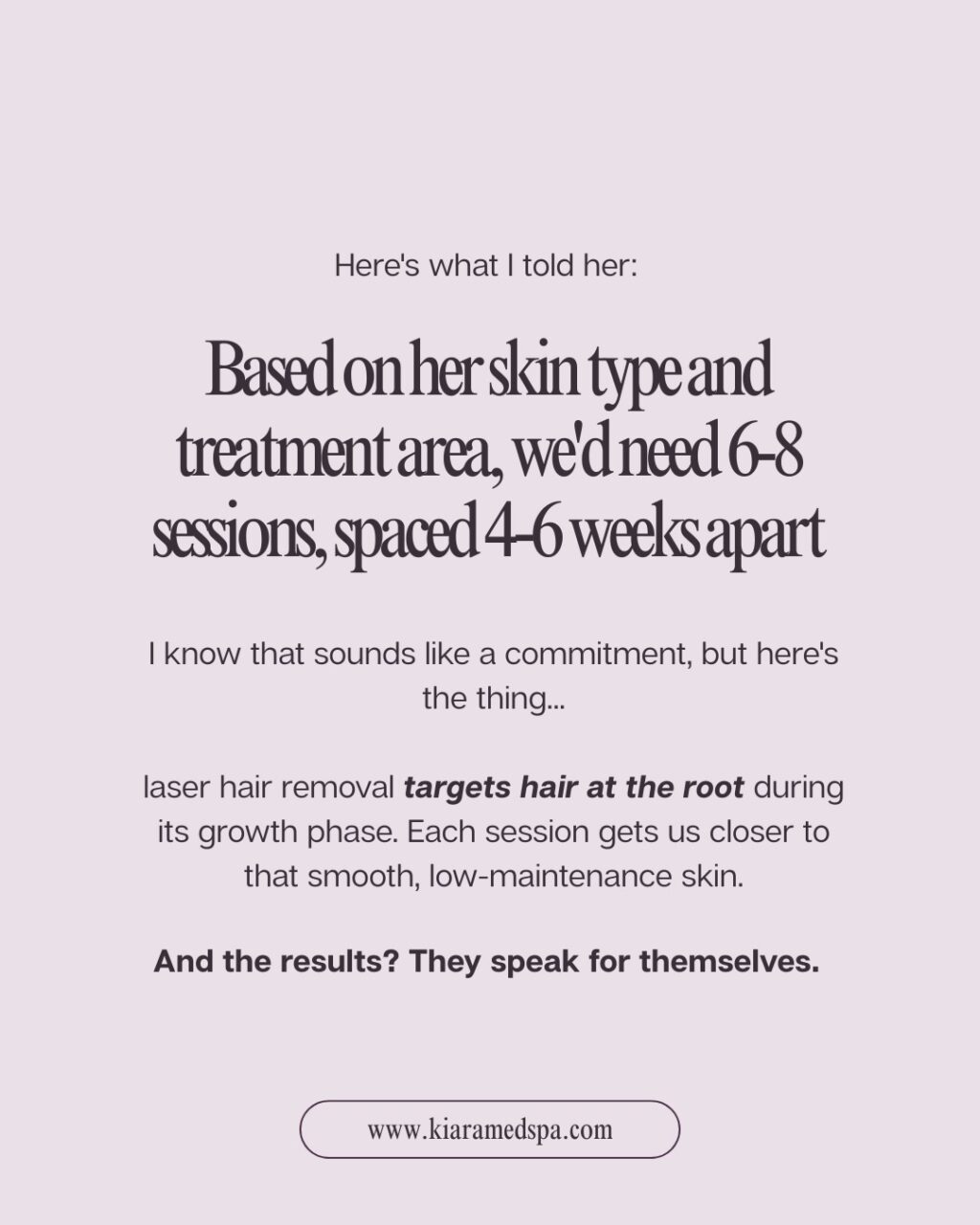 Instagram post from kiara_medspa. This post is in position 2.