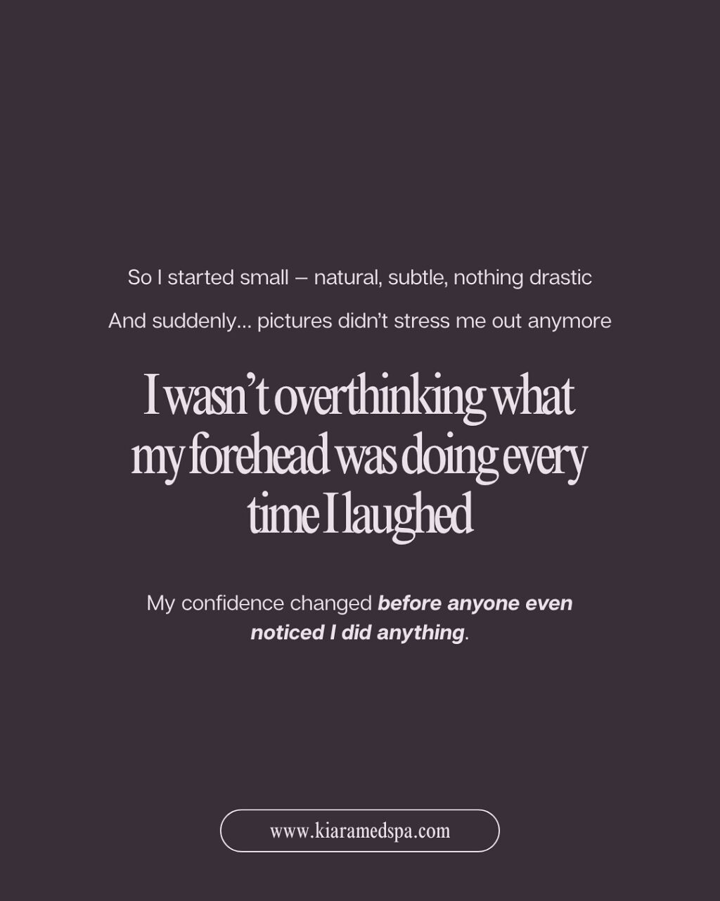 Instagram post from kiara_medspa. This post is in position 2.